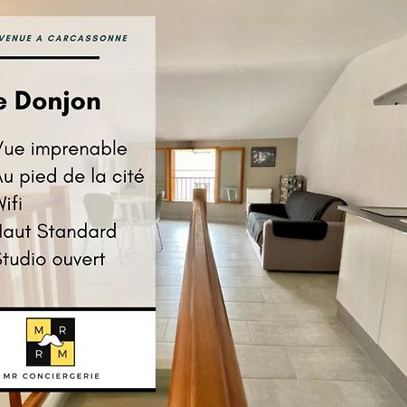 Le Donjon - Vue Cite Pied Cite Medievale Neuf Καρκασόν Εξωτερικό φωτογραφία
